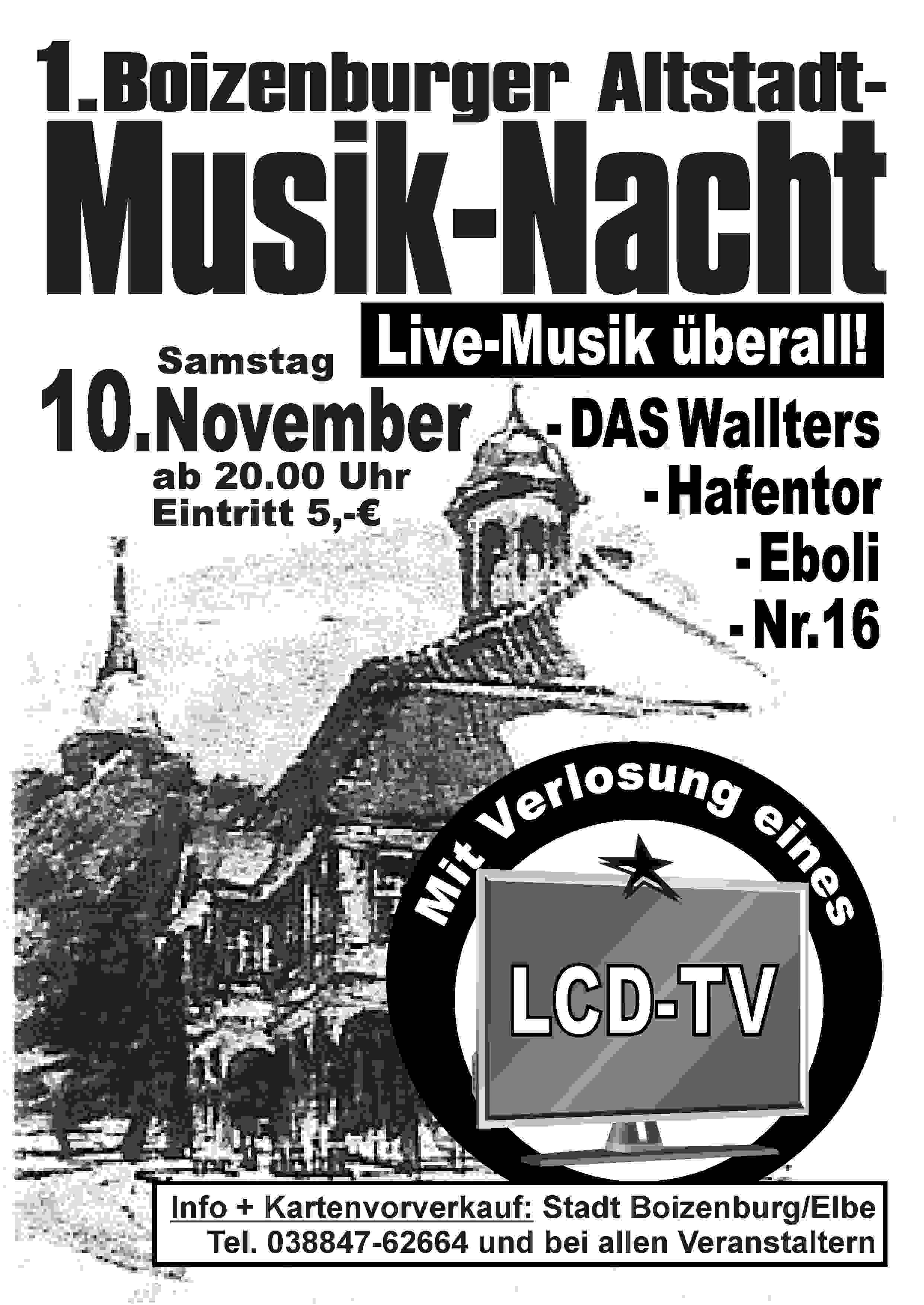 Musiknacht Plakat